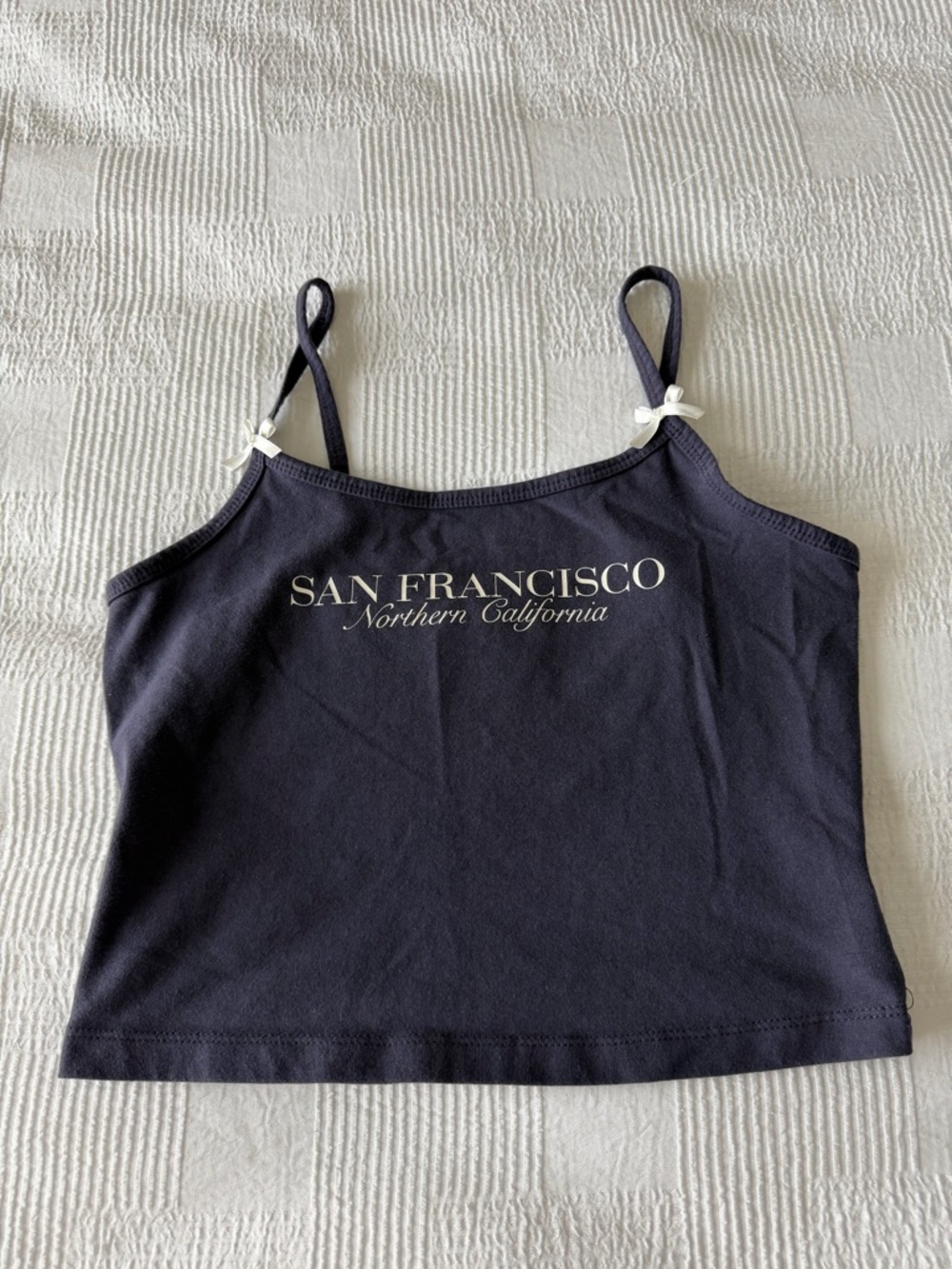 wild fable Navy San Francisco Cropped Cami